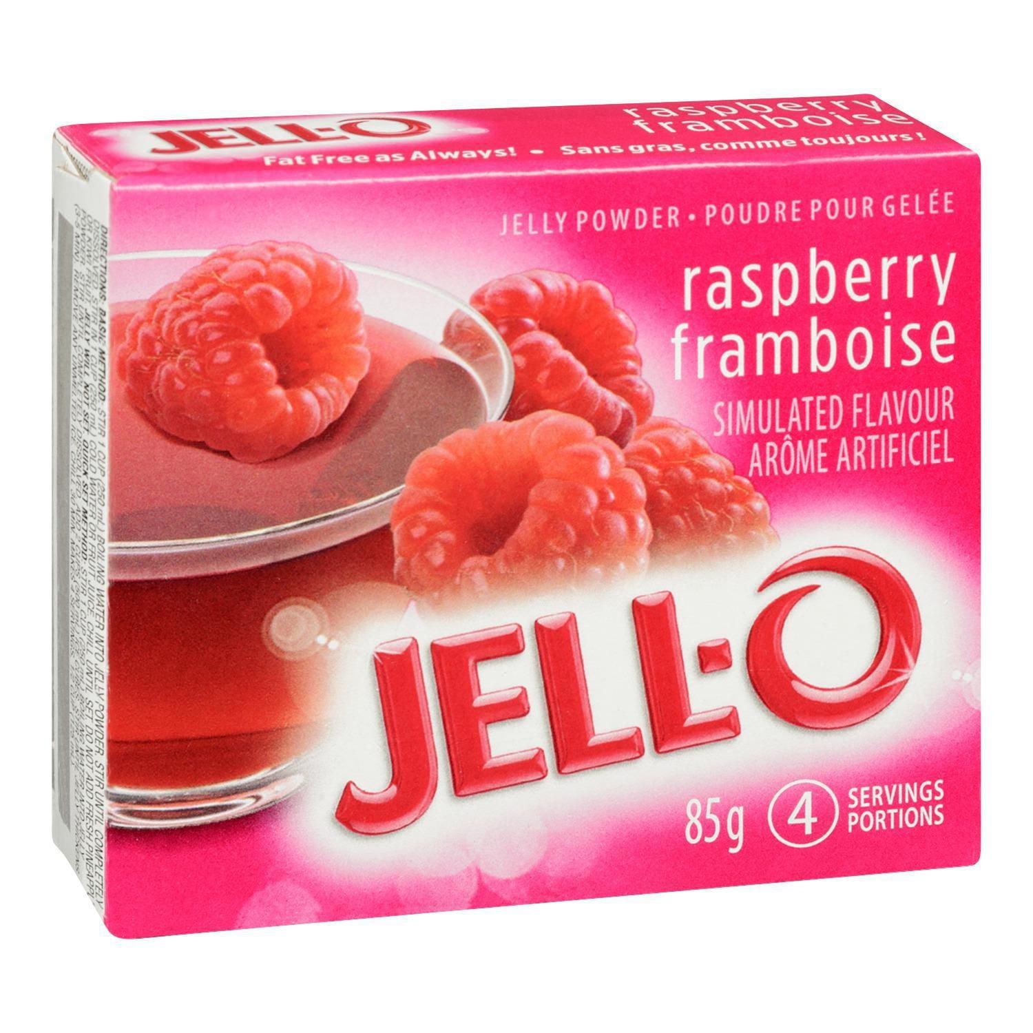 JELLO Jelly Powder Raspberry Walmart Canada