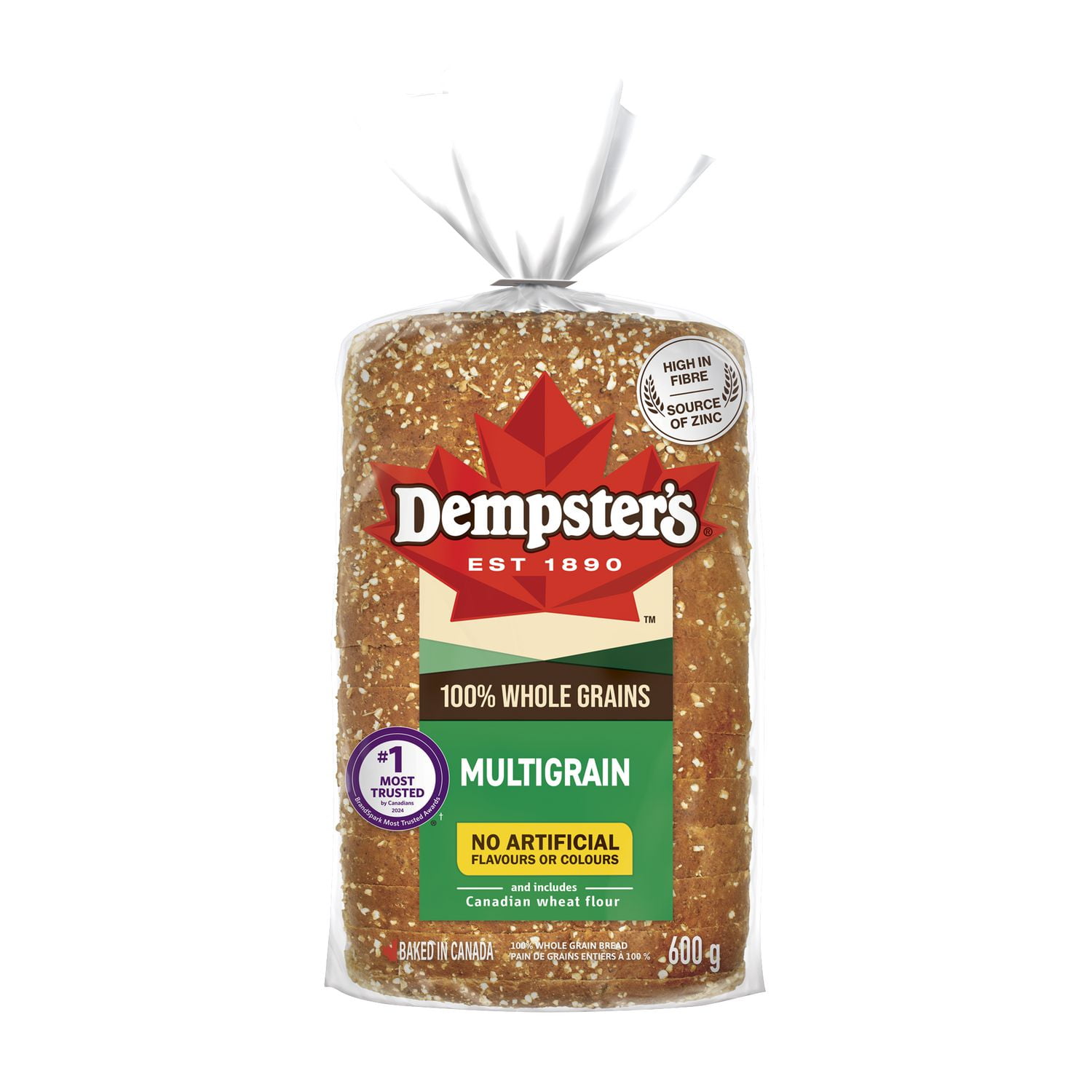 Pain de grains entiers à 100 Multigrains Dempster’s Walmart Canada