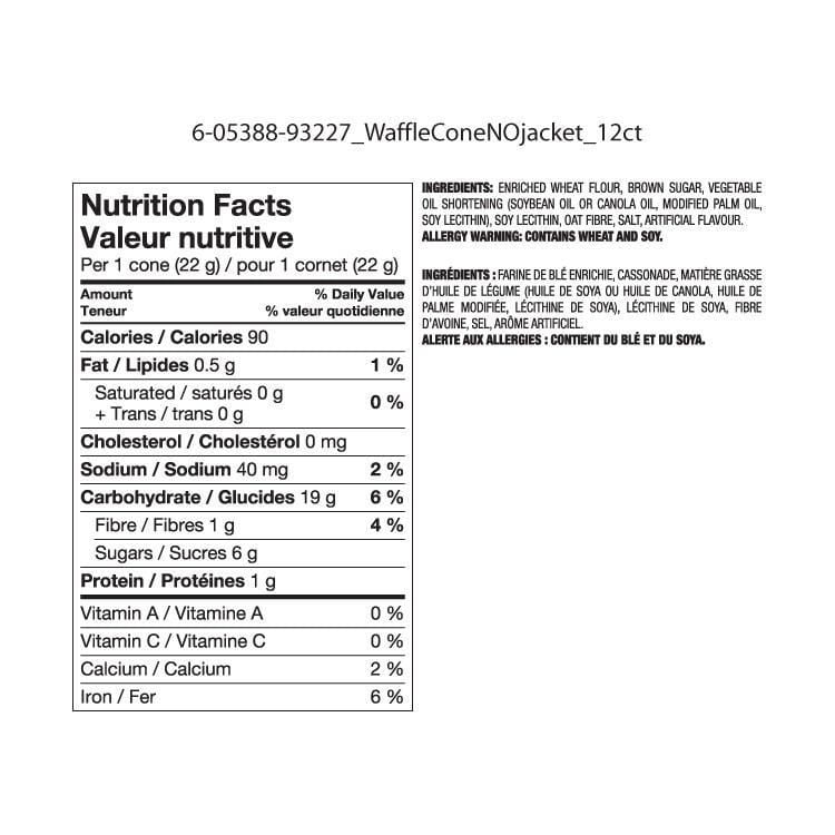 Great Value Waffle Cones Walmart.ca