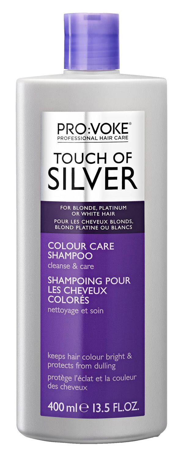 Provoke Touch Of Silver Colour Care Shampoo For Blonde Platinum Or