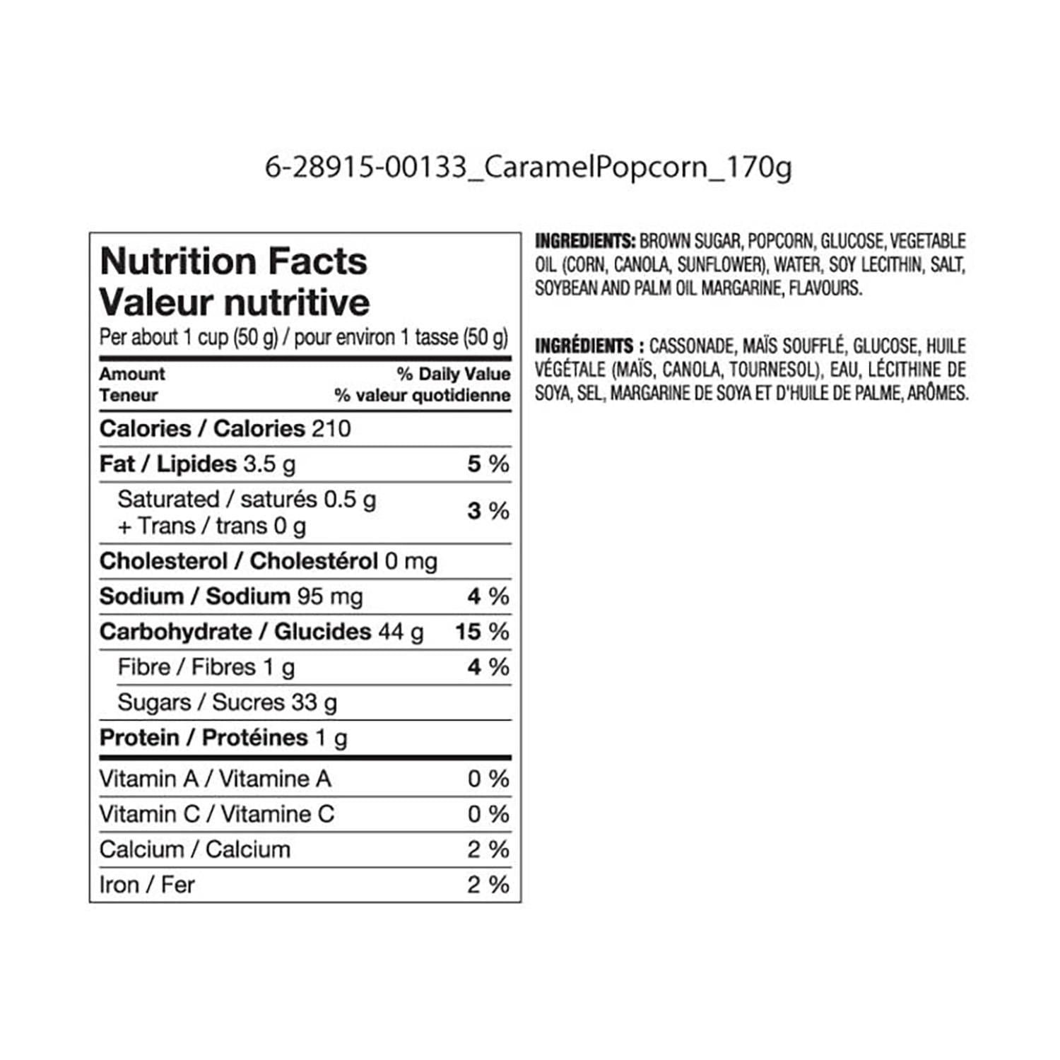 Great Value Caramel Popcorn Walmart Canada