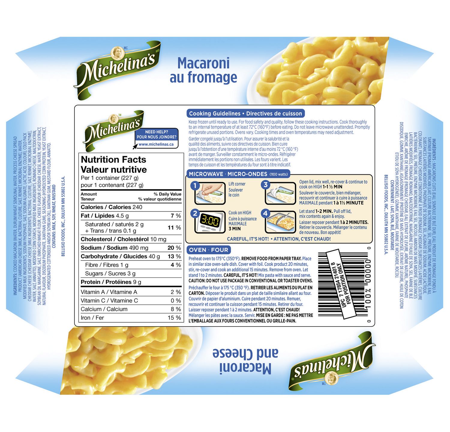 Michelina's Light Macaroni and Cheese Walmart Canada