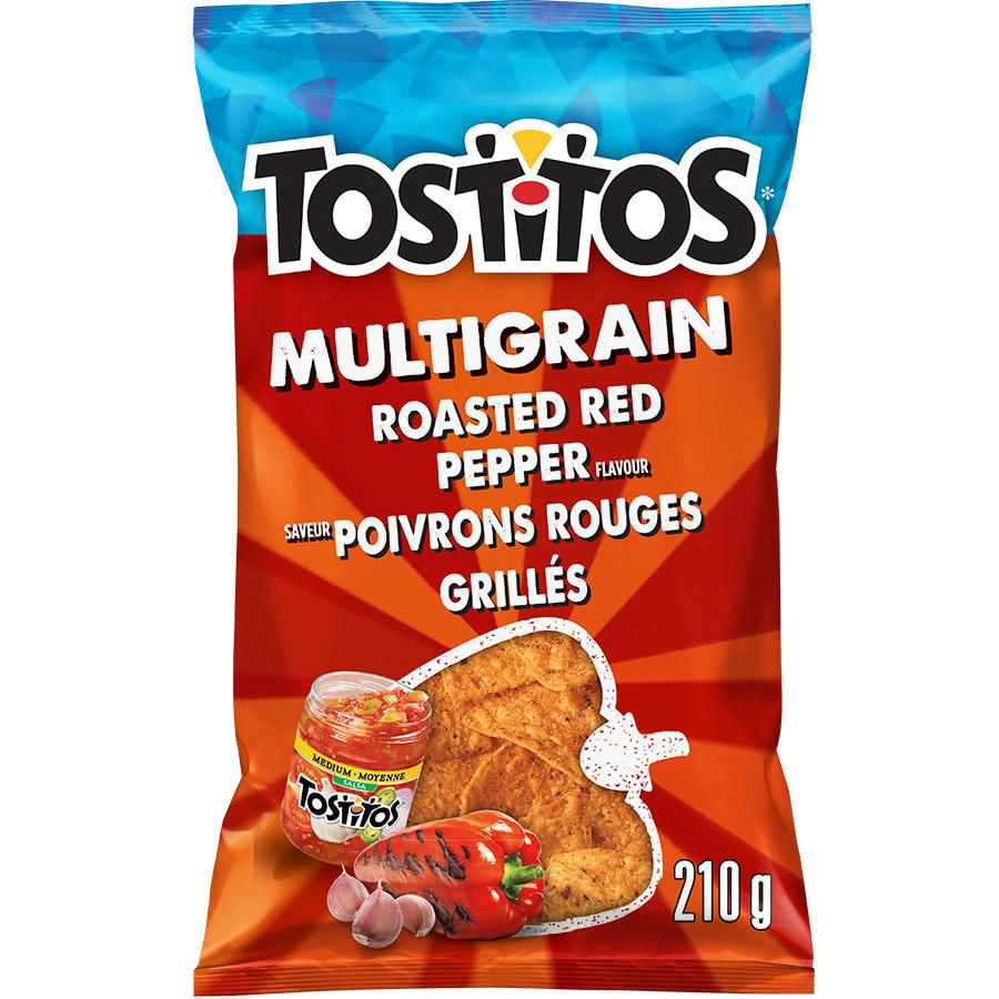 Tostitos Multigrain Roasted Red Pepper Tortilla Chips Walmart Canada