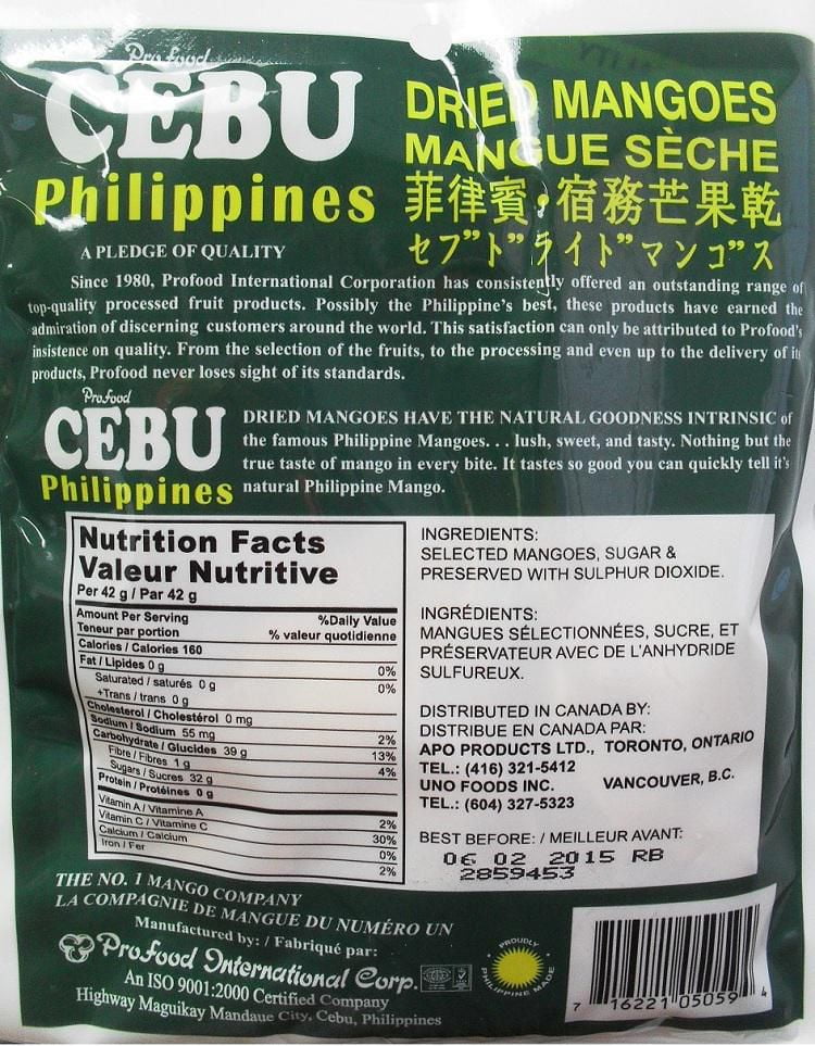 Cebu Dried Mangoes Walmart Canada