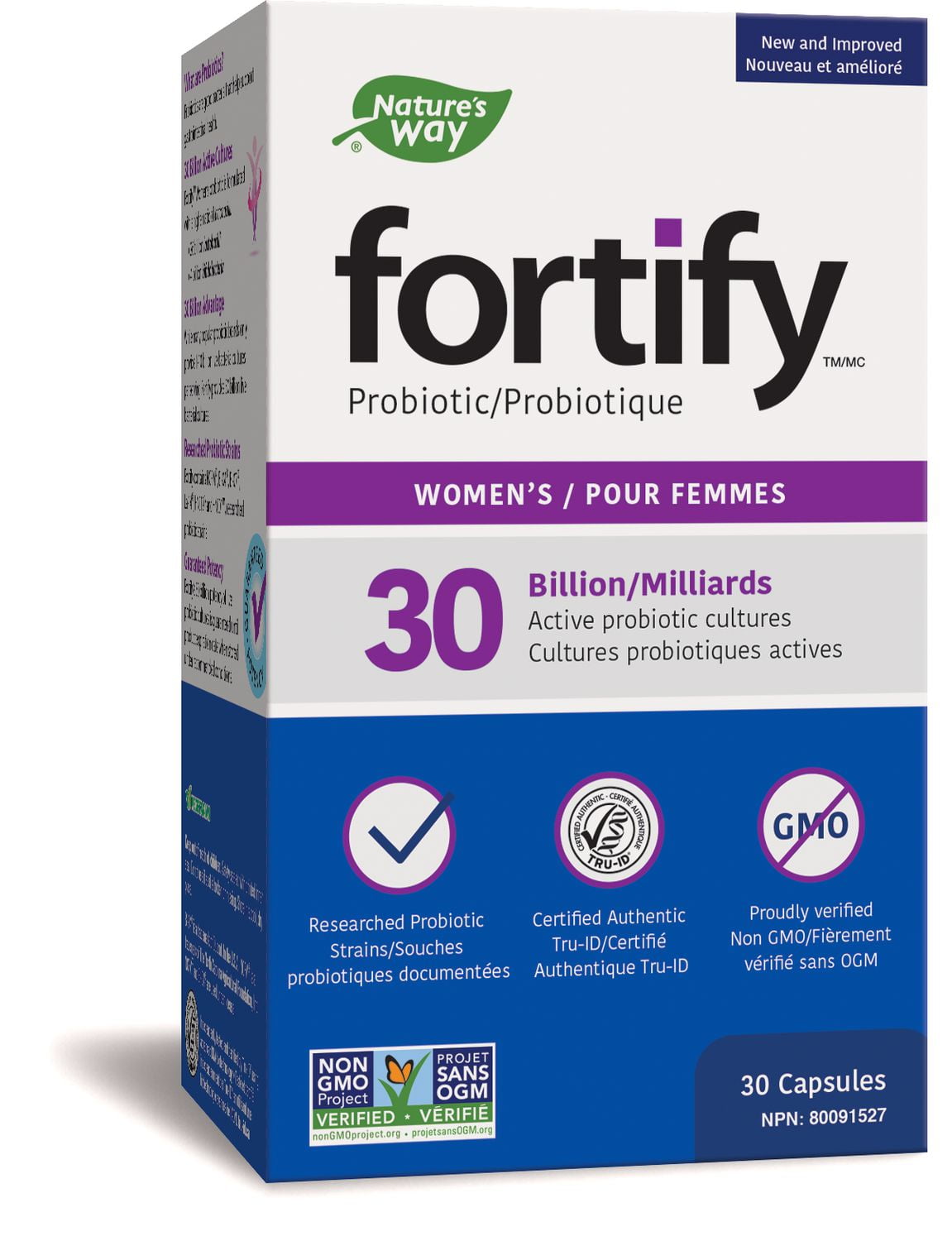 Nature S Way Women S Primadophilus Fortify Probiotic Capsules Walmart