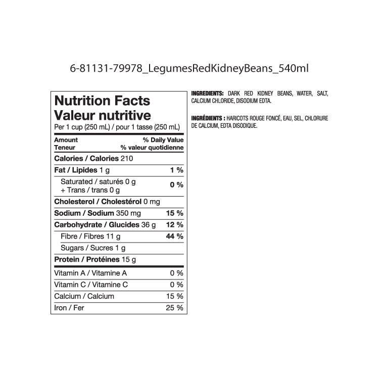 Great Value Dark Red Kidney Beans Walmart.ca