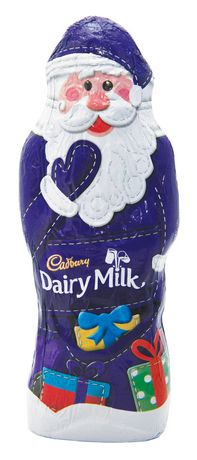 Cadbury Dairy Milk Hollow Santa Chocolate Bar