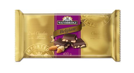 UPC 777034001821 product image for Waterbridge Dark Chocolate With Almonds Bar | upcitemdb.com