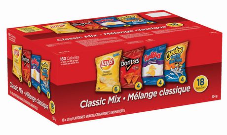 Frito Lay Multipack Classic Mix Variety Pack Snacks | Walmart.ca