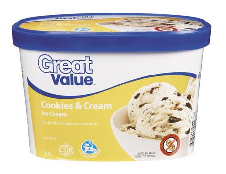 Great Value Cookies And Cream Ice Cream | Walmart Canada