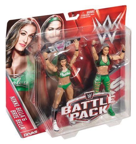 WWE Battle Nikki Bella And Brie Bella Figures, 2-Pack | Walmart.ca