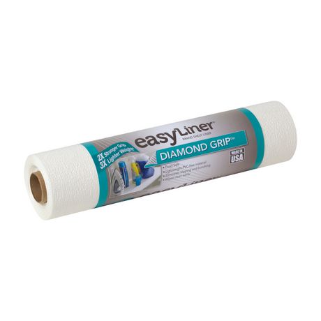 UPC 075353014158 product image for Duck Brand Diamond Grip Easy Liner White Shelf Liner White | upcitemdb.com