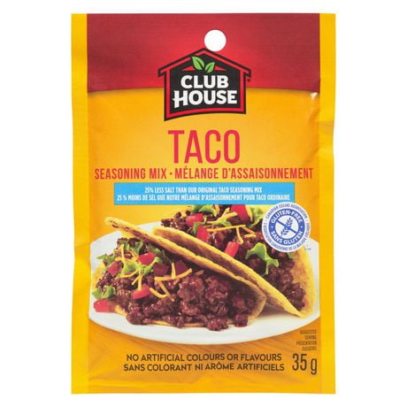 club house 25 less salt gluten free taco seasoning mix club house 25 less salt gluten free taco seasoning mix