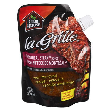 Club House La Grille Montreal Steak Spice Wet Rub Sauce | Walmart Canada