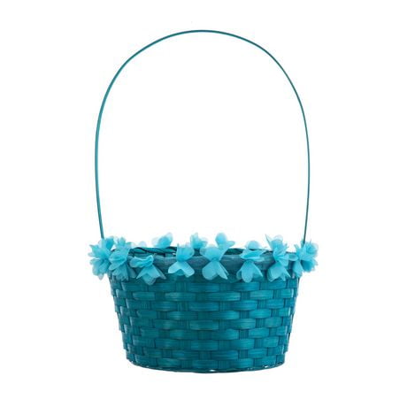 Way To Celebrate Easter D9 75x5 5 H Round Bamboo Basket Walmart Canada