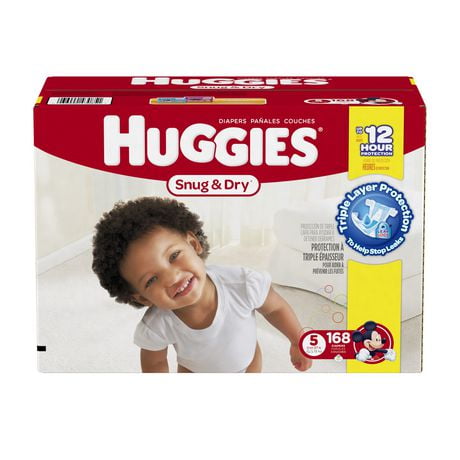 UPC 036000430851 product image for Huggies Snug & Dry Diapers Economy Plus Size 5 | upcitemdb.com