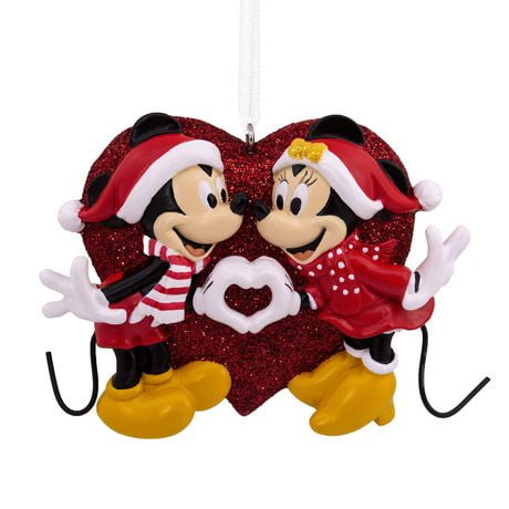 Hallmark Christmas Ornament Disney Mickey And Minnie Love Walmart