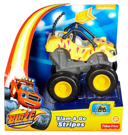 Fisher-Price Nickelodeon Blaze And The Monster Machines Slam & Go Stripes