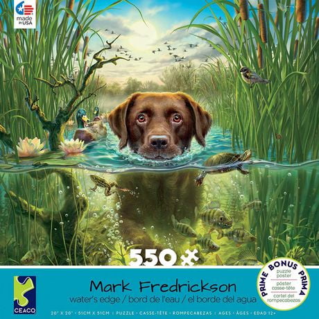 Ceaco Mark Fredrickson Water S Edge Jigsaw Puzzle 550 Pc Walmart