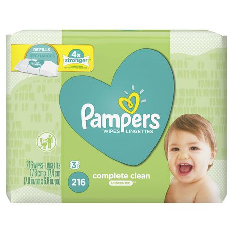 UPC 037000755340 product image for Pampers Baby Wipes Complete Clean Unscented | upcitemdb.com