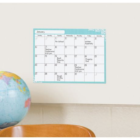 Avery Dry Erase Monthly Calendar 24820, Peel and Stick, 16 x 20 ...