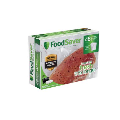 Food Saver Foodsaver Quart Heat Seal Bags Black Gold 720