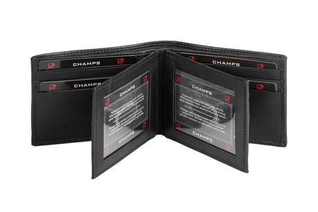 BI-FOLD MULTI-WINDOW PASS CASE MENS WALLET CARD POCKETS KEY POCKET CURRENCY-#540