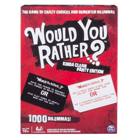 UPC 778988657676 product image for Spin Master Games - Would You Rather? Kinda Clean Party Edition Edition Multi | upcitemdb.com
