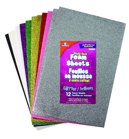 foam glitter sheets walmart coloured multi zoom elmer