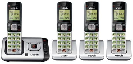 Vtech Handset Cordless Answering Phone System With Caller Id Call