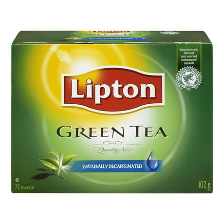 Lipton® Green Tea Naturally Decaffeinated Tea Bags 