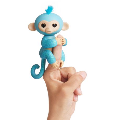 Fingerlings Amelia Baby Glitter Monkey Toy Lr44