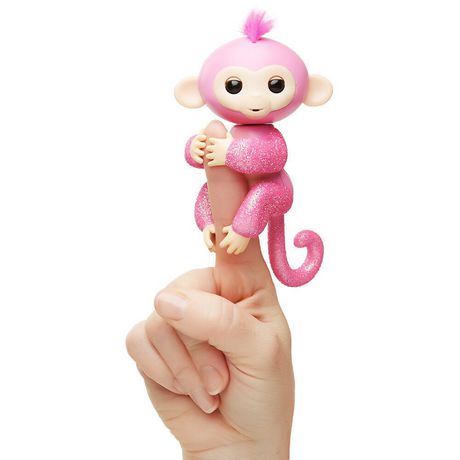 Fingerlings Rose Baby Glitter Monkey Toy
