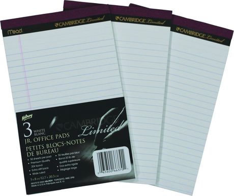 Black Pleather Cambridge Limited 06591 Refillable Business Notebook 11-5//8x9-3//4-Inch 50-Sheet