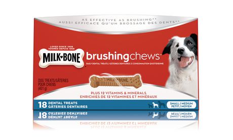UPC 079100000104 product image for Milk-Bone* Brushing Chews Daily Dental Treats Small And Medium Dog Treats | upcitemdb.com