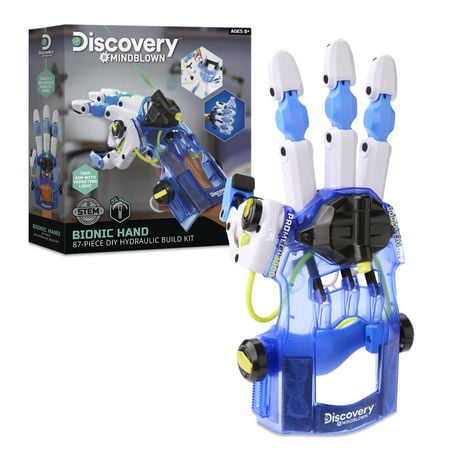 Discovery Mindblown Bionic Hand 87 Piece DIY Hydraulic Build Kit