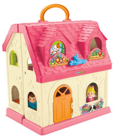 Fisher-Price Little People Surprise And Sounds Home Playset - English Edition