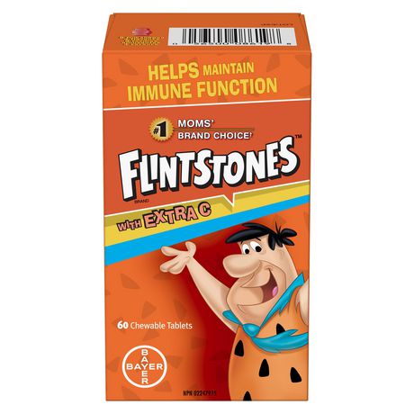 Flintstones With Extra C Multivitamins Chewable Tablets