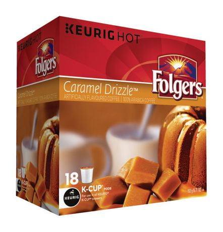 Folgers Caramel Drizzle K-Cup Coffee Pods | Walmart.ca