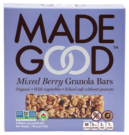 Made Good Organic Mixed Berry Granola Bars | Walmart.ca