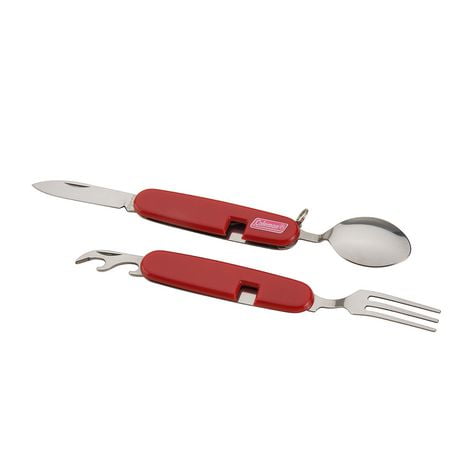 coleman rugged 12 piece stainless steel utensil set