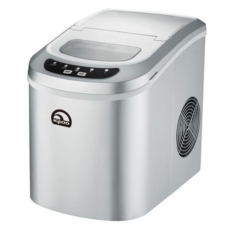 Igloo 26Lb Freestanding Ice Maker Silver Silver