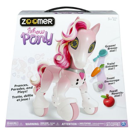 Zoomer - Show Pony With Lights, Sounds And Interactive Movement Pink Aa