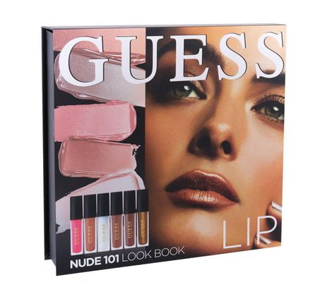 Guess Nude Collection Lip Kit Lipgloss Lipsticks Mirror