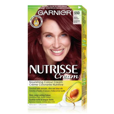 UPC 603084558995 product image for Garnier Nutrisse Cream Permanent Hair Colour 550 Medium Burgundy 550 Medium Burg | upcitemdb.com