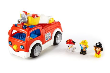 Fisher-price Little People Lift 'n Lower Fire Truck - French Edition 