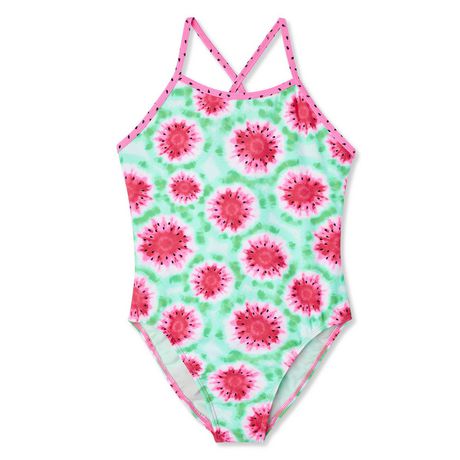 Spring Summer Collection Paw Patrol Girls Flowers Swimming Costume Top and Bottoms