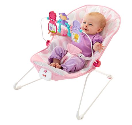 Fisher-Price Baby's Bouncer - Pink Ellipse | Walmart.ca