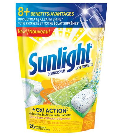 UPC 072613171170 product image for Sunlight Dish Sunlight Oxiaction Power Pacs Lemon Fresh 20 Count | upcitemdb.com
