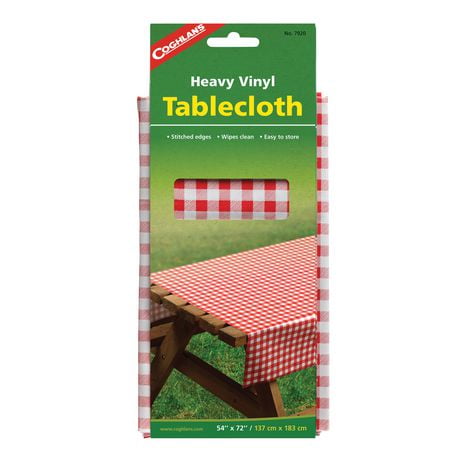 tablecloth picnic coghlans coghlan table heavy vinyl cloth camping accessories canterbury basket zoom academy camp walmart covers boat